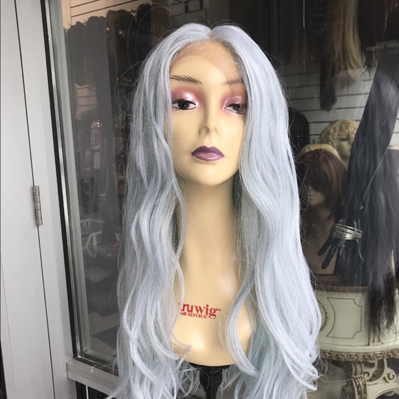 Mint green Swisslace Lacefront wig main image 5
